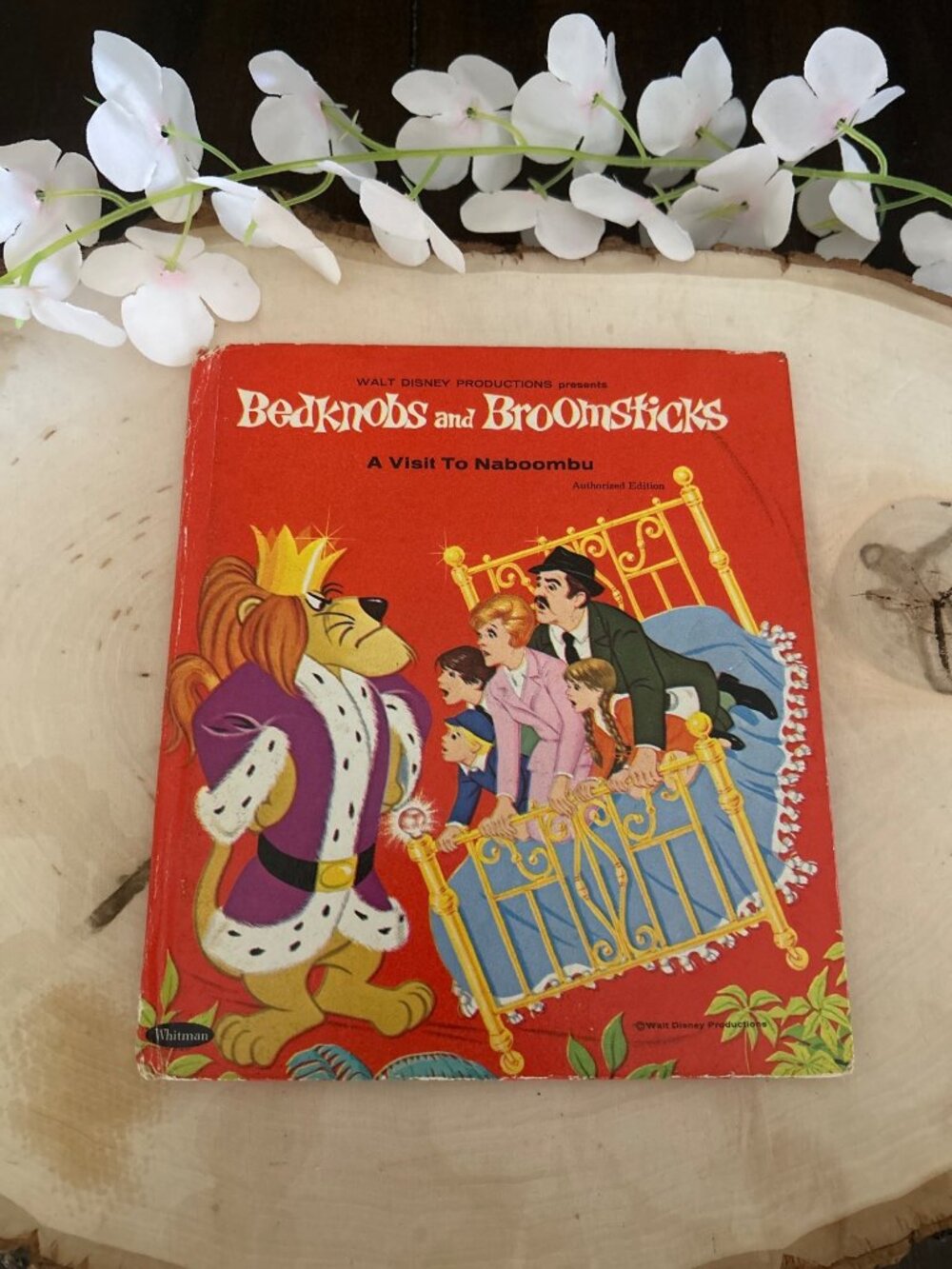 Bedknobs And Broomsticks A Visit To Naboombu 1971 Whitman Tell-A-Tale Hardcover